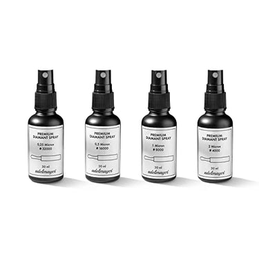 adelmayer DiamantPräzision Set - Perfekter Schliff für Abziehleder! Exklusiv und Hochwertig 4er Set im Sale